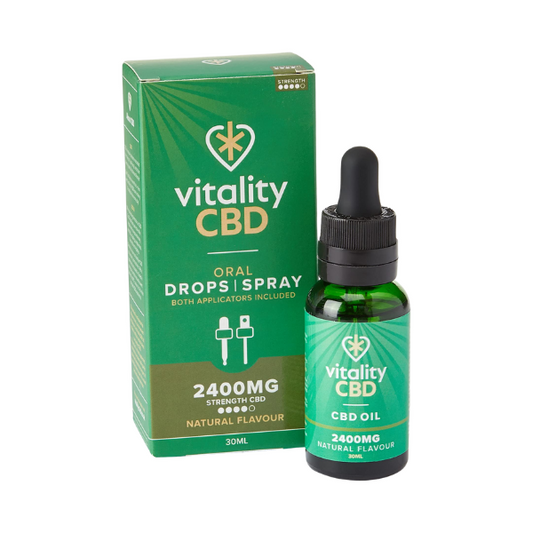 Vitality CBD Oral Drops I Spray - Dual Applicator