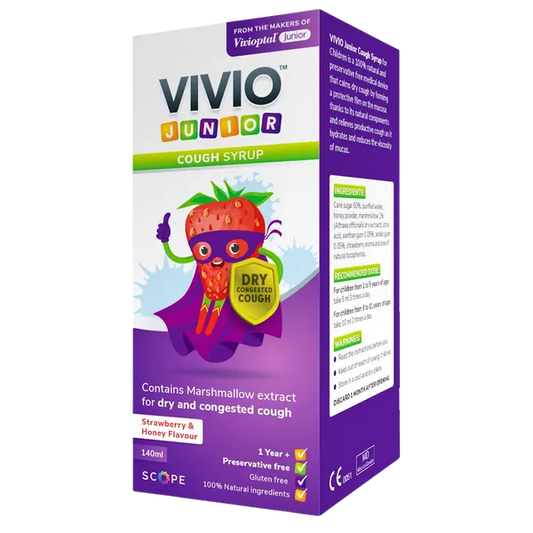 Vivio Junior Cough Syrup 140ml - Natural Cough Relief for Children