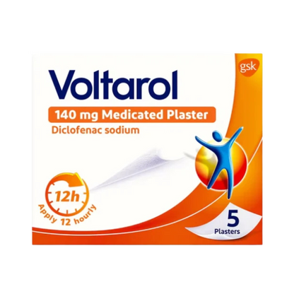 Voltarol Pain Relief Medicated Plaster 140mg - 5 Patches