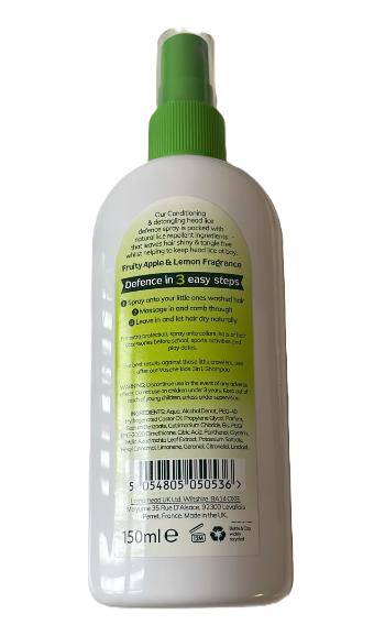 Vosene Kids 3 in 1 Leave-In-Spray Head Lice Repellent – 150ml1
