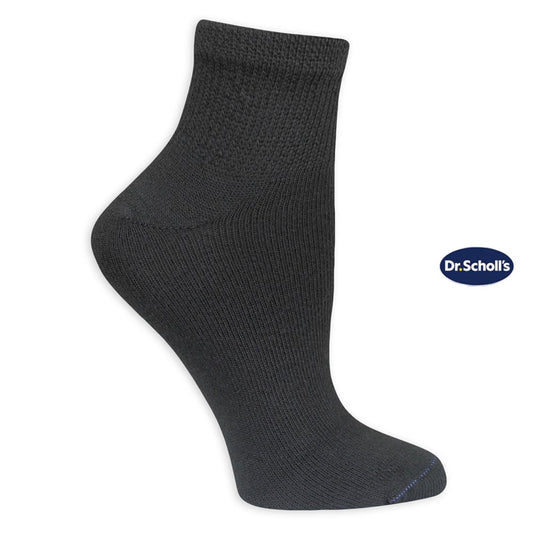 Women's Diabetic Socks Ankle Length Black Small (2 Pack) – Precision-Fitted Specialist Foot Protection for Smaller Feet with Daily Rotation Support