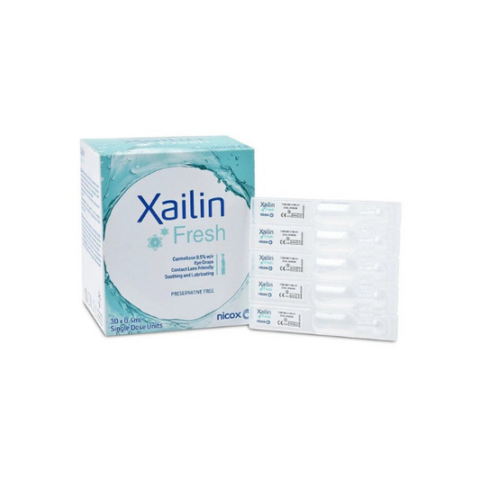 Xailin Fresh Carmellose 0.5% w/v Eye Drops 30x0.4ml