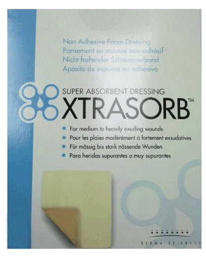 Xtrasorb Adhesive Dressing 11.5cm x 11.5cm x 1