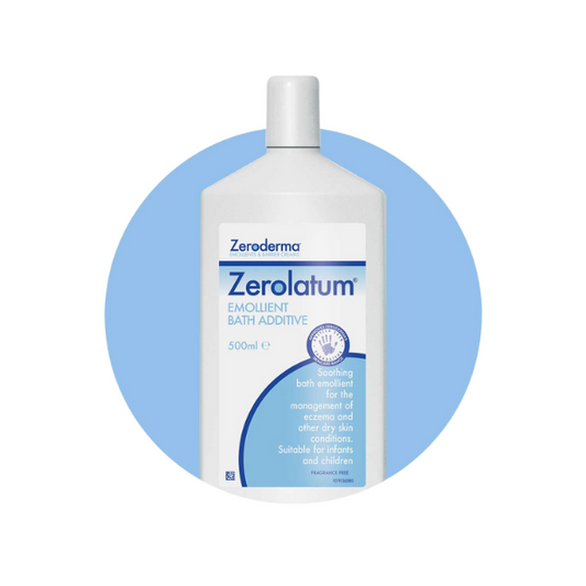 Zerolatum Emollient Bath Additive 500ml (Blue)