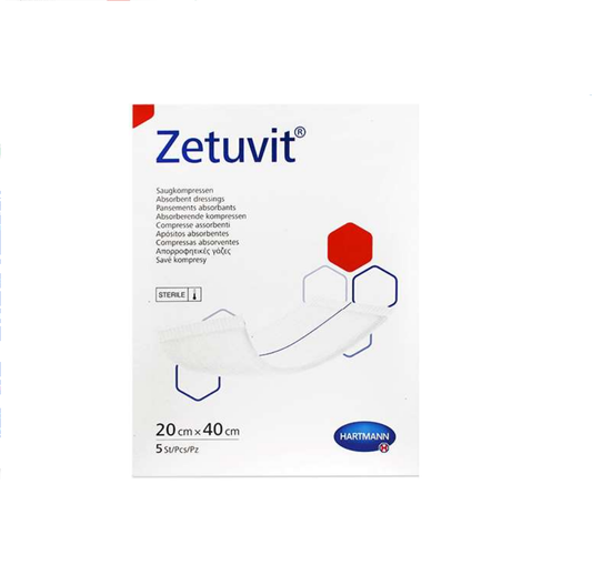 Hartmann Zetuvit Sterile Absorbent Dressing 5 Pads 20x40cm