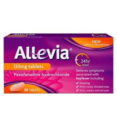 Allevia 120mg Tablets.