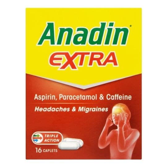 Anadin Extra Caplets.