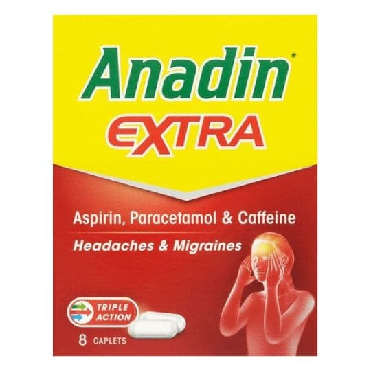 Anadin Extra Caplets.