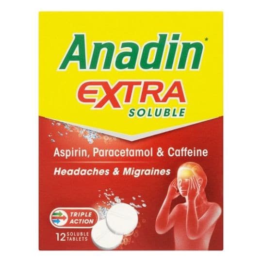 Anadin Extra Caplets.