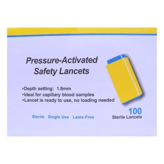 Apollo Pressure-Activated Safety Lancets