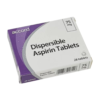 Aspirin Dispersible 75mg Tablets