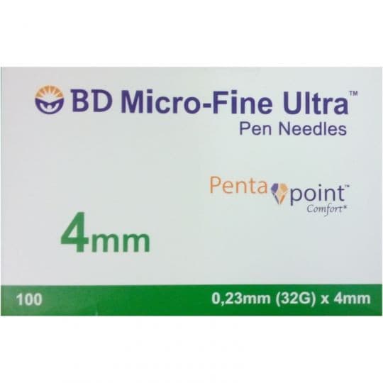 BD Micro-Fine Ultra Pen Needles 4mm