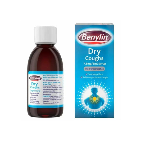 Benylin Dry Coughs Syrup 150ml 7.5mg/5ml