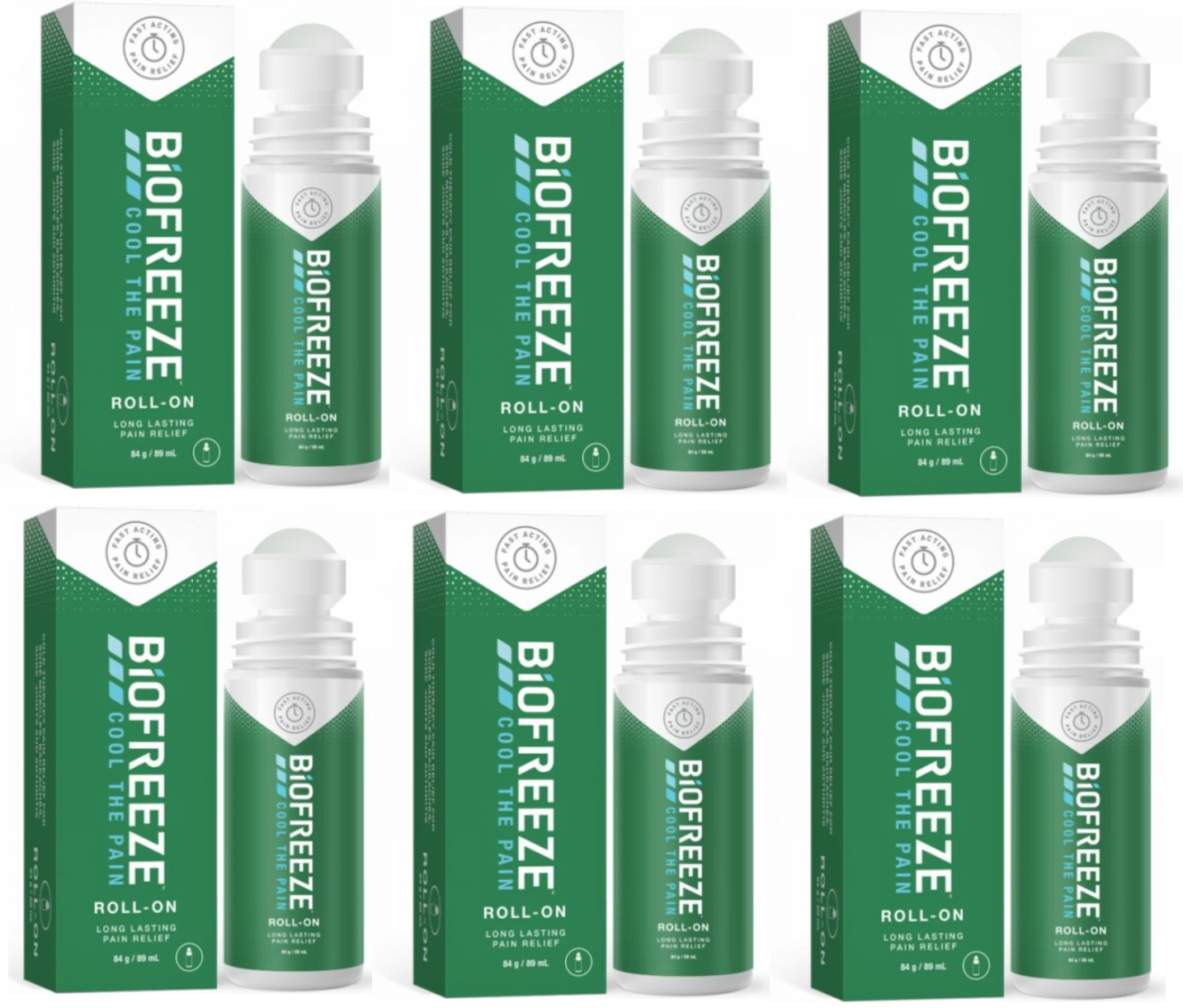 Biofreeze Roll-on (Pack of 6)