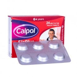 Calpol SixPlus Fastmelts Strawberry Flavour 6+ Years 12s.