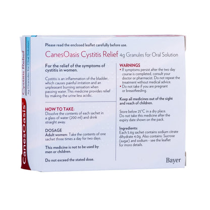 Buy Canesoasis Cystitis Relief Online