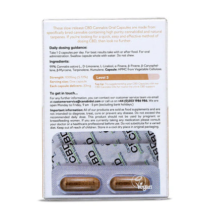 CBD Oral Capsules 1000mg x 30