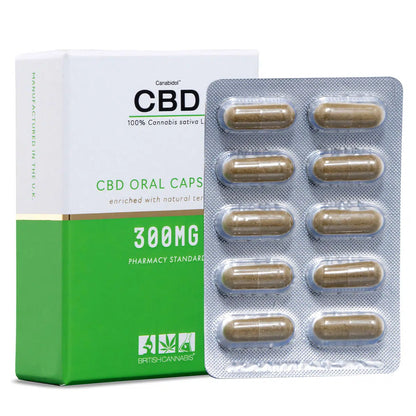 CBD Oral Capsules 300mg x 30