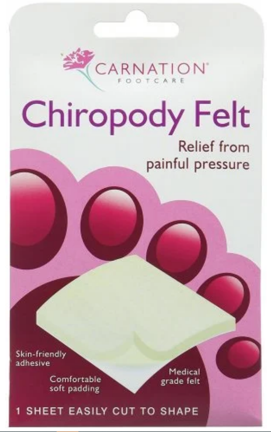 Carnation Chiropody Felt - Large Sheet