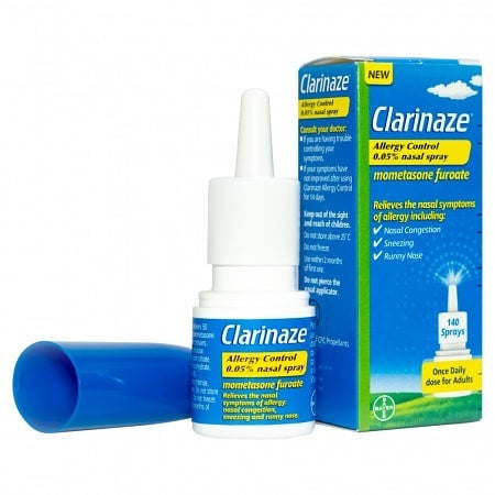 Clarinaze Allergy Control Nasal Spray.