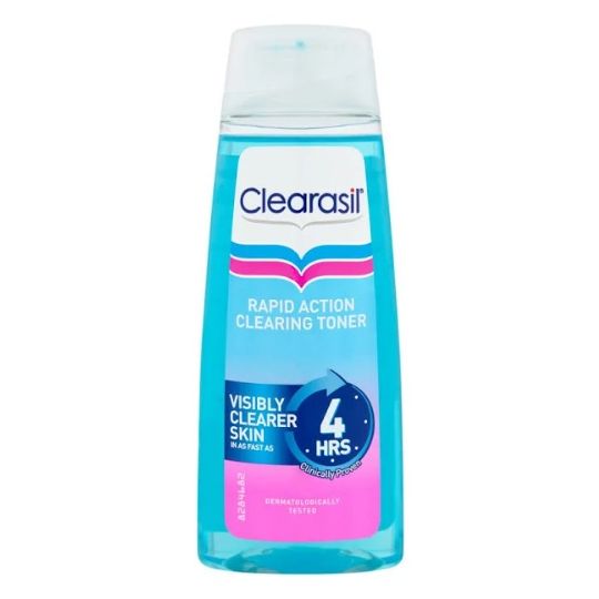 Clearasil Ultra Rapid Action Deep Pore Treatment Toner.