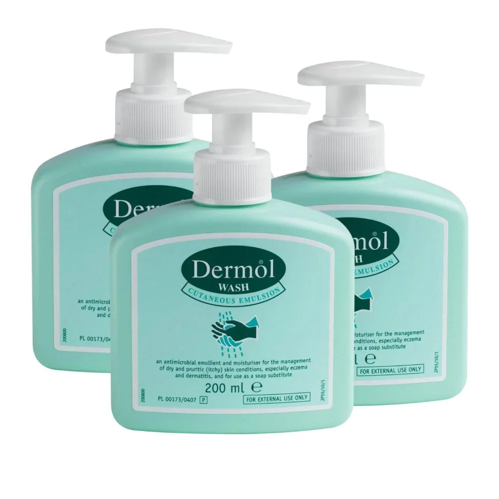 Dermol Wash - 200ml - 3 Pack