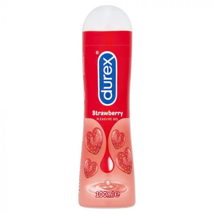 Durex Play Saucy Strawberry Flavoured Gel Lube 100ml.