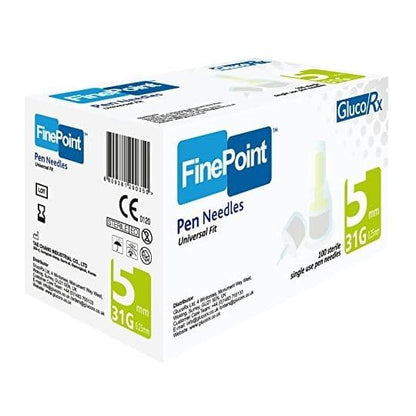 GlucoRx FinePoint Ultra Pen Needles.