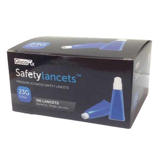 GlucoRx  Safety Lancets.