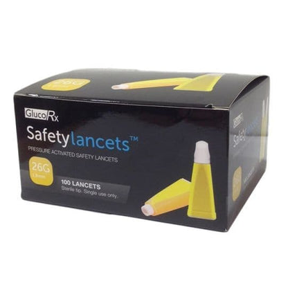 GlucoRx  Safety Lancets.