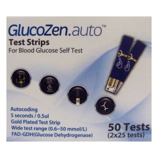 GlucoZen Auto Test Strips 50s.