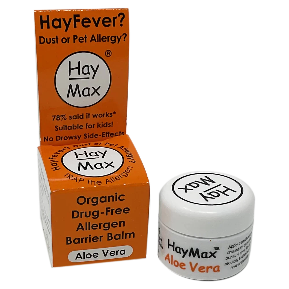 Haymax Aloe Vera Organic Pollen Balm For Hayfever 5ml