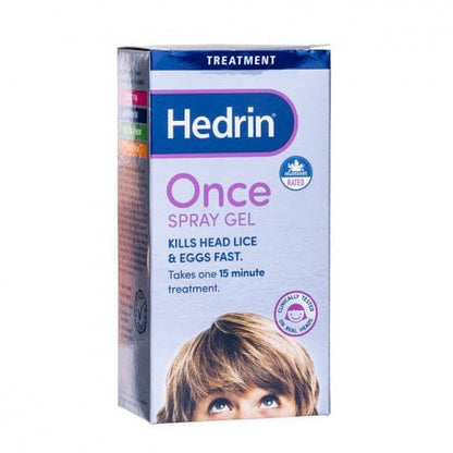 Hedrin Once Spray Gel