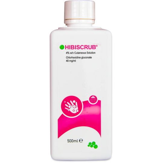 Hibiscrub 4% Cutaneous Solution 500ml