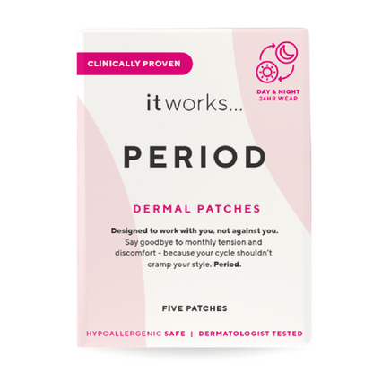 it works… Period 250mg Dermal Patches (5 Patches)