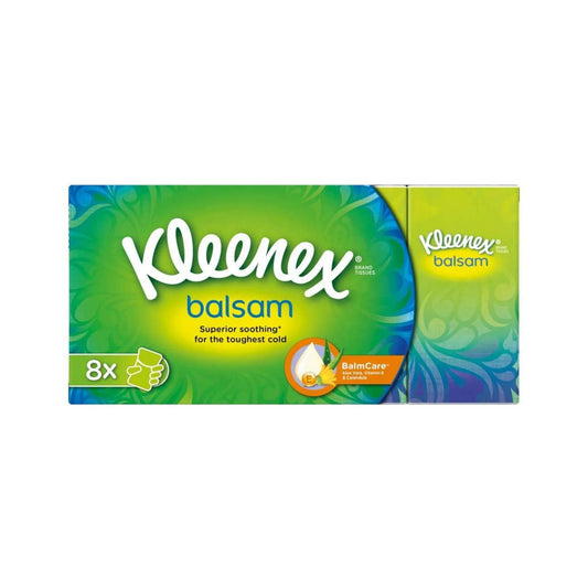 Kleenex Balsam Pocket Tissues 8 Pack