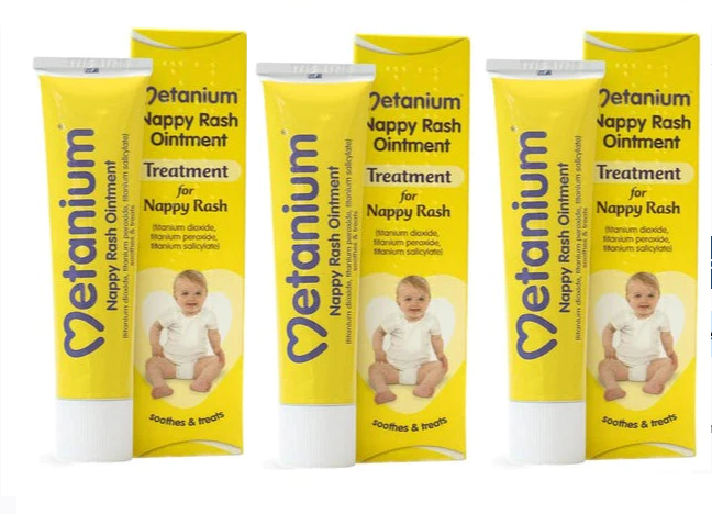 Yellow Mtanium Metanium Nappy Rash Ointment 30g – Pack of 3 – UK Meds Online