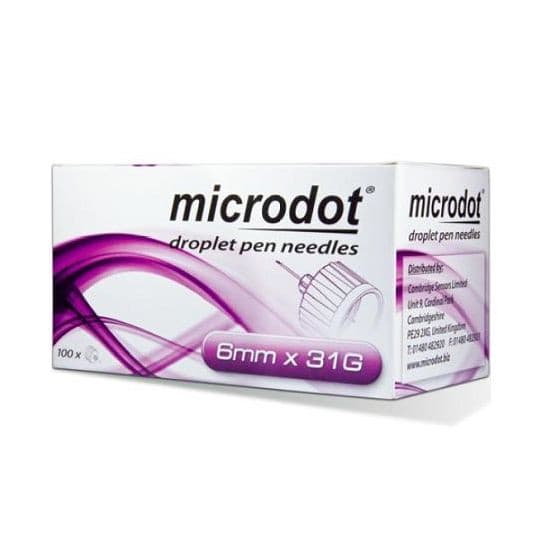 Microdot Droplet Pen Needles.