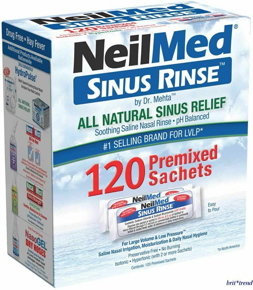 NeilMed Sinus Rinse - All Natural Sinus Relief Satchets.