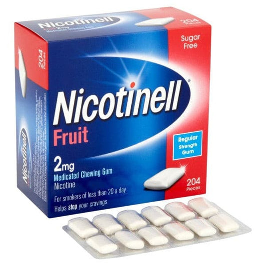 Nicotinell Nicotine Gum Stop Smoking Aid.