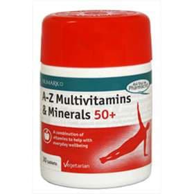 Numark A-Z Multivitamins & Minerals 50+ - 30 Tablets