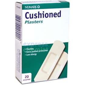 Numark Cushioned Plasters 20