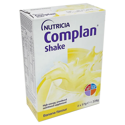 Nutricia Complan Shake Sachets Banana Flavour 4x 57g