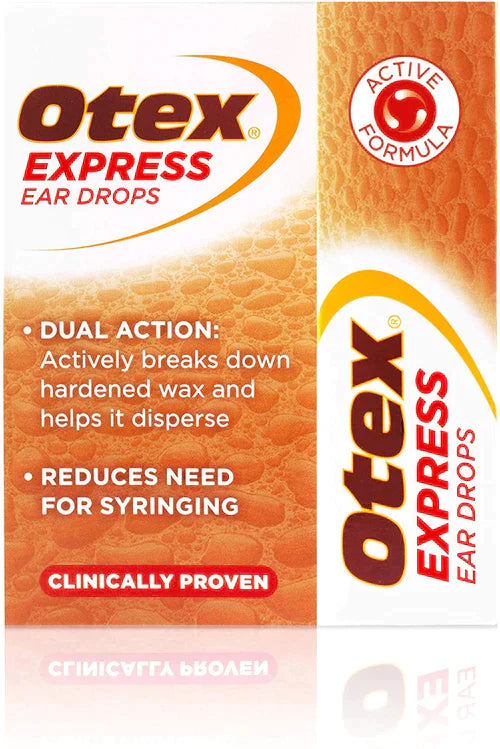 Otex Express Ear Drops for Hardened Ear Wax