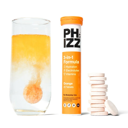 Phizz Hydration + Vitamins Orange Flavour Tablets