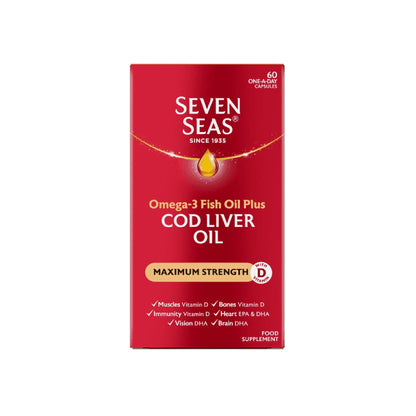 Seven Seas Cod Liver Oil Max Strength - 300ml