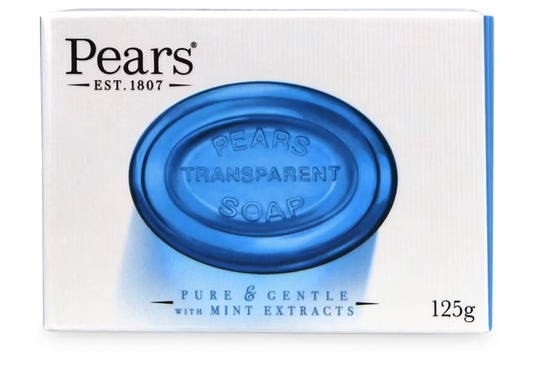 Pears Transparent Soap Bar with Mint Extract 125g