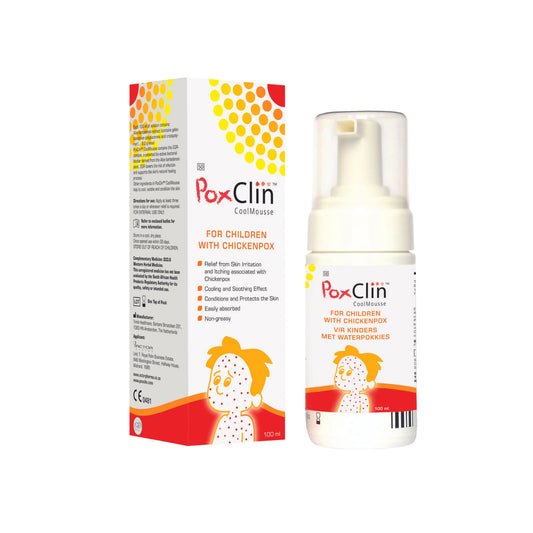 PoxClin Cool Mousse - Chickenpox Relief 100ml
