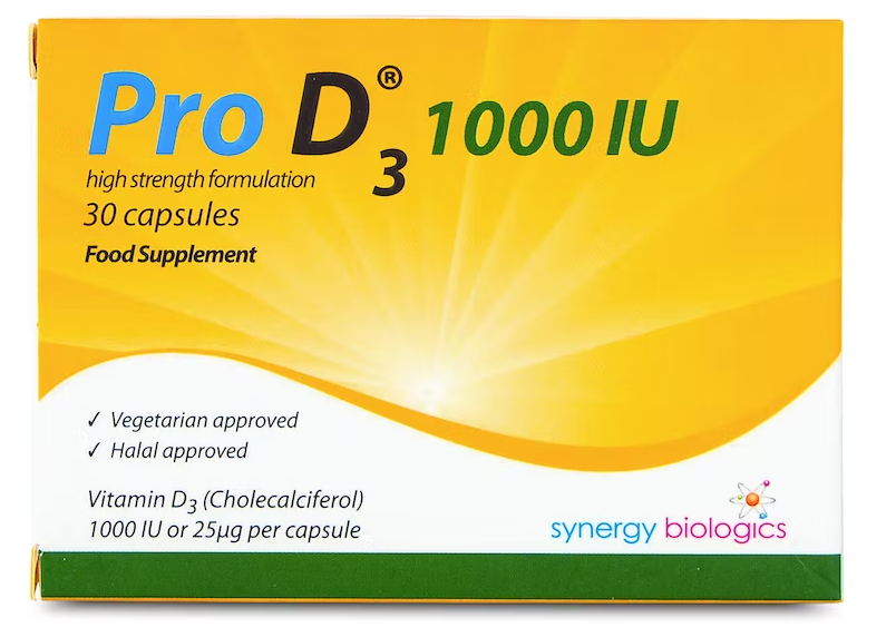 Pro D3 1000IU 30 Capsules – UK Meds Online