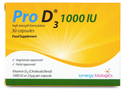 Pro D3 1000IU 30 Capsules